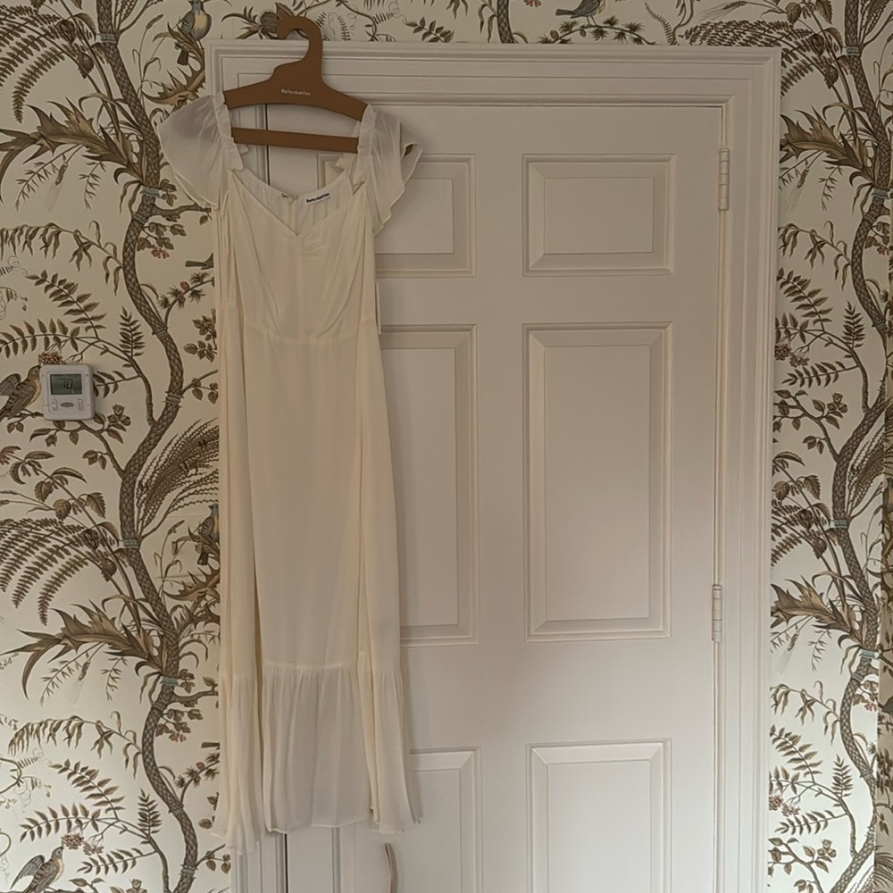 Reformation White Maxi Dress